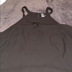 Torrid Sleeveless blouse with lace size 2